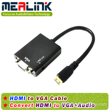 Mini HDMI to VGA Cable
